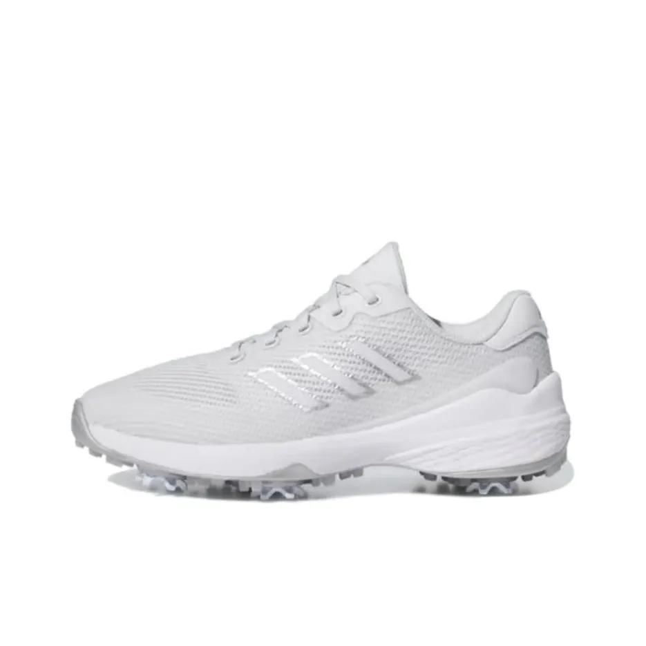 Adidas ZG23 Vent Shock Absorbers Противоскользящие Устойчивые к истиранию Низкий Топ Обувь для гольфа Женская Серый Белый