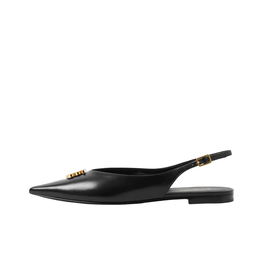 Burberry Туфли на плоской подошве Женские Черные