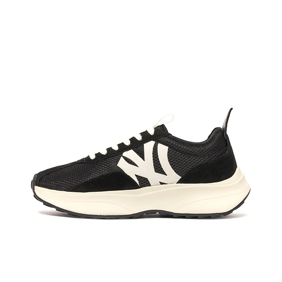 MLB Chunky Jogger Амортизация Низкий Топ Толстая Подошва Кроссовки Унисекс Черный