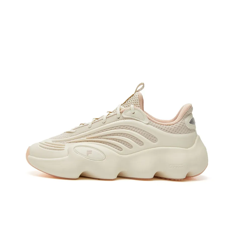 FILA FUSION Ray 3 Sport Shoes 'Cream White Orange' Women's