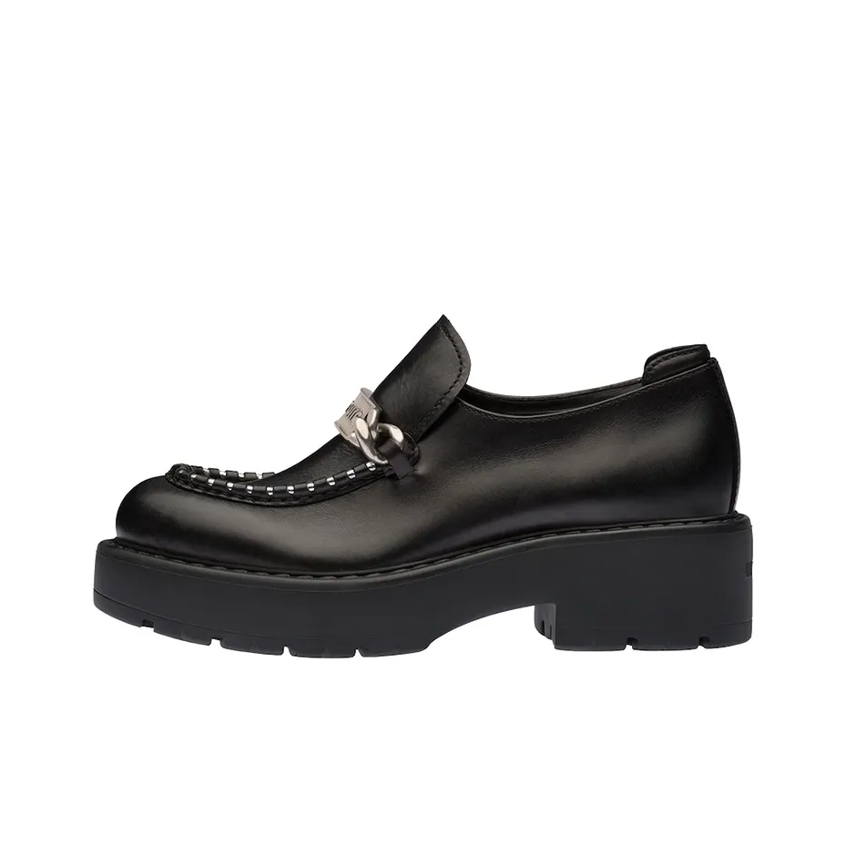 MIU MIU Boyfriend Casual Single Shoes Women's