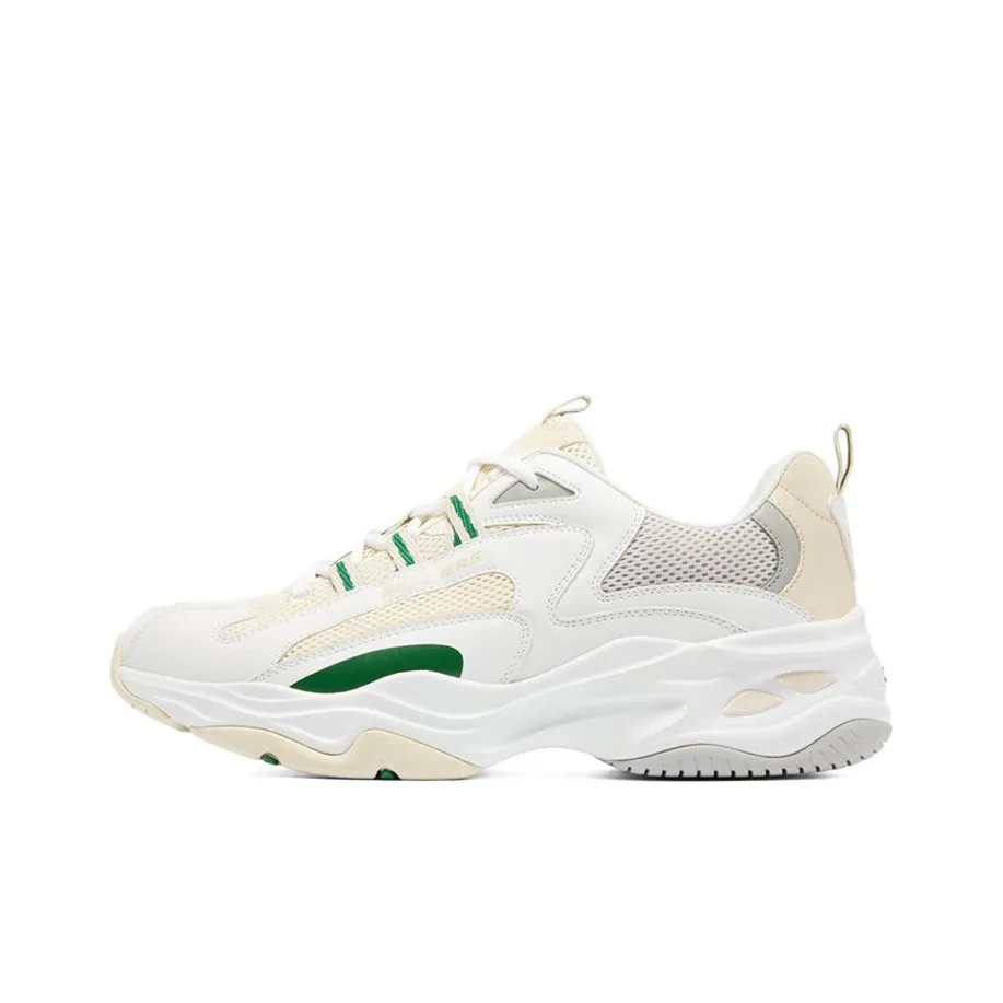 Skechers D'LITES 4,0 Low Топ Кроссовки для бега Мужские Белый Серый Зеленый