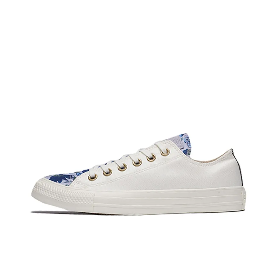 Converse Chuck Taylor All Star Parkway Цветочный Низкий Топ Кеды Унисекс Белый