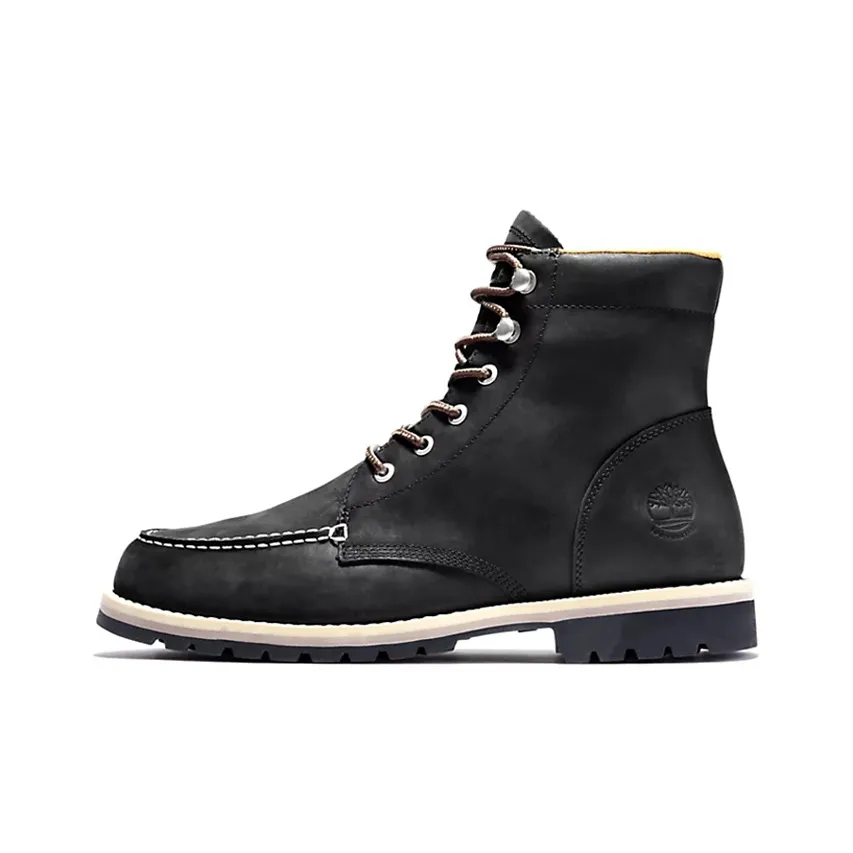 Timberland Redwood Falls Waterproof Moc Toe Boot 'Black Full Grain'