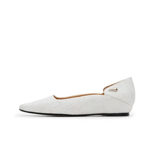 AJOY SAHU Женские повседневные туфли Low Top Белые Женские