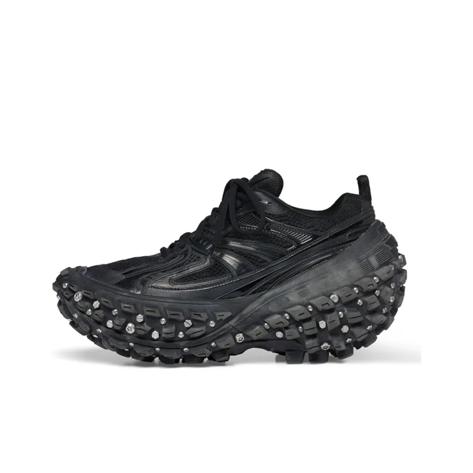 Balenciaga Bouncer Defender Screw Sneakers 'Worn Out Black'