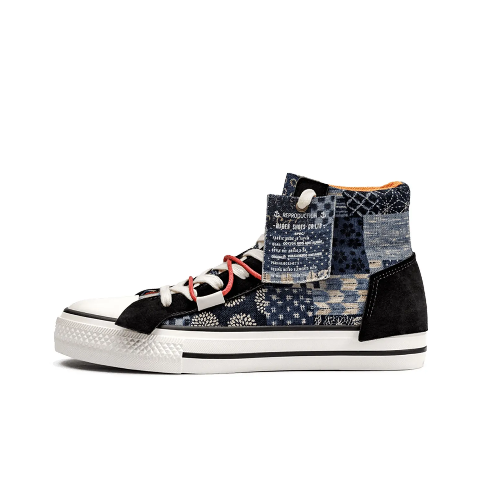 MADEN High-Top Canvas Shoes Blue Unisex