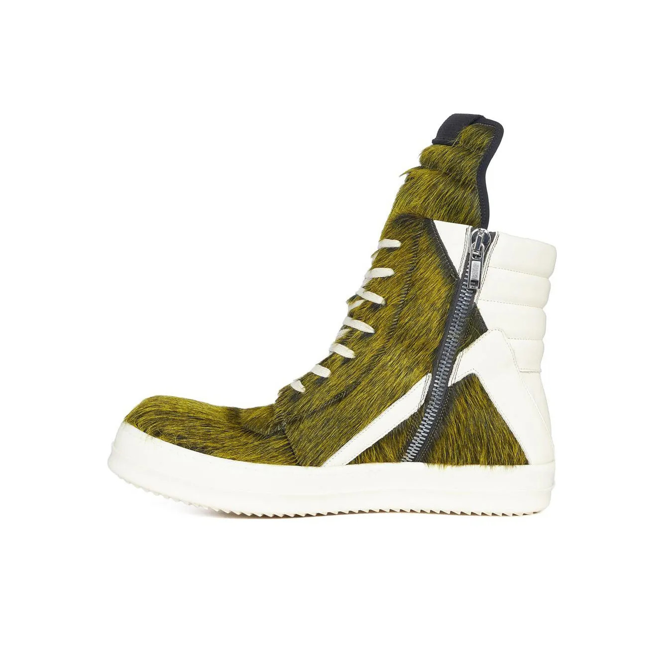 RICK OWENS Luxor Geobasket Acid Melange Pony