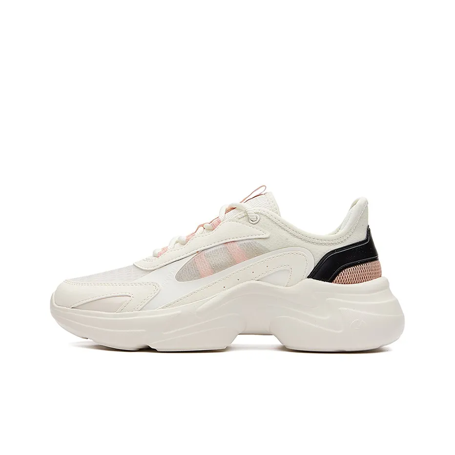 361° Chunky Sneakers Women's Low-Top Feather White/Red Bronze