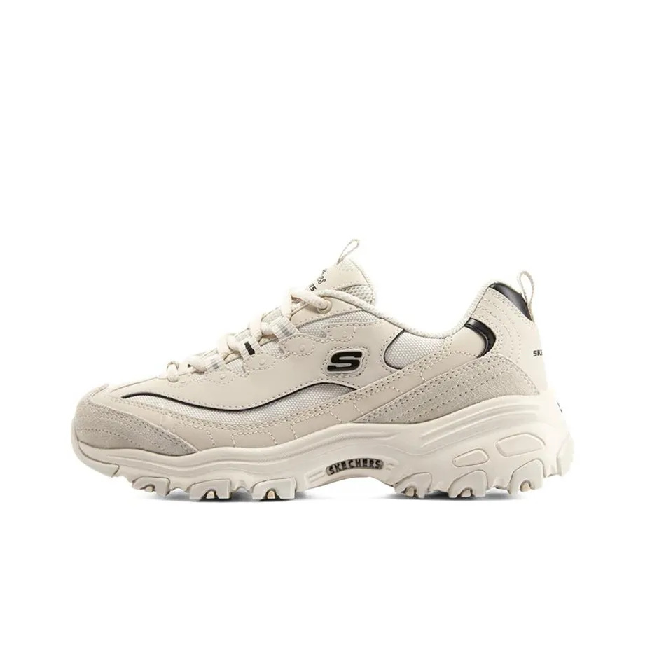 Skechers D'LITES 1,0 Mocha Bear Black Mocha Амортизация Устойчивый к истиранию Легкий Низкий Топ