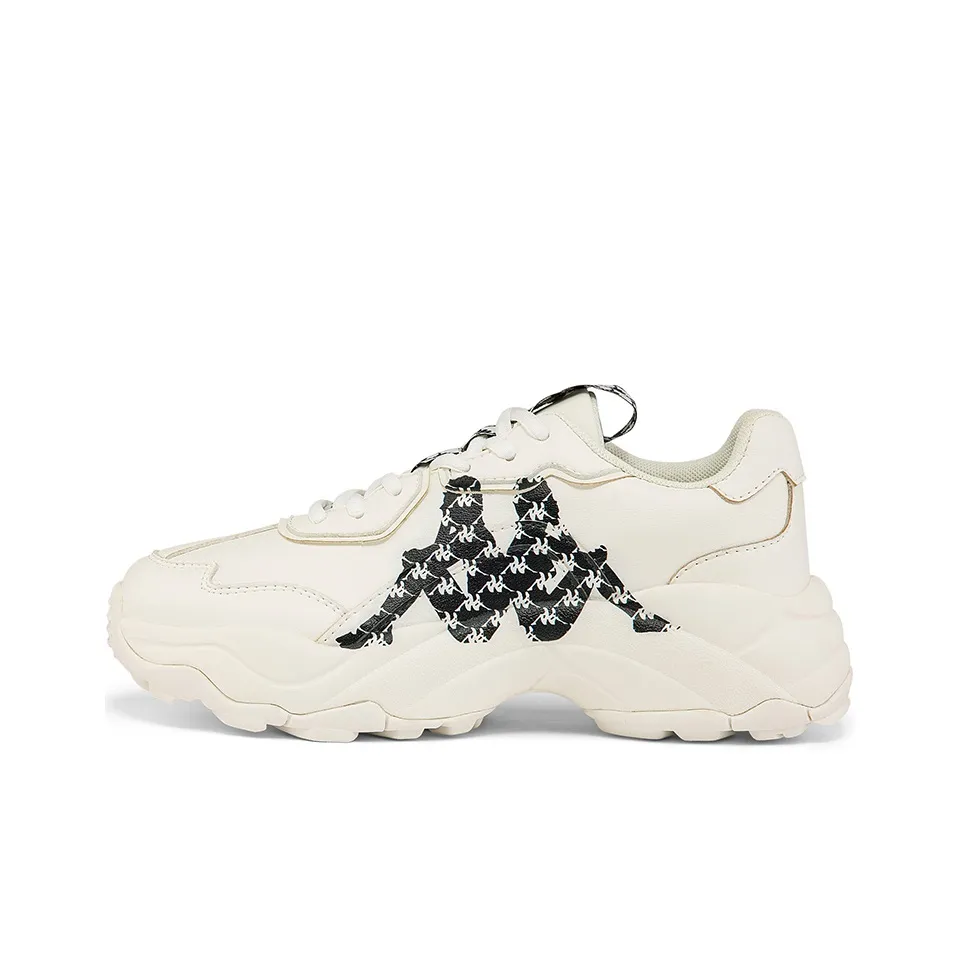 Kappa Anti Slip Wear Resistant Low Top Chunky Sneakers Unisex Korean White