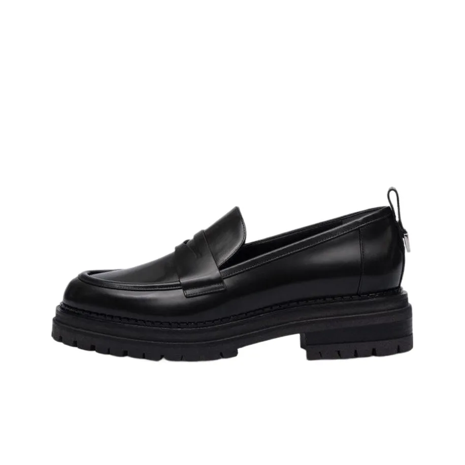 SERGIO ROSSI Round Toe Slip On Loafers Women's