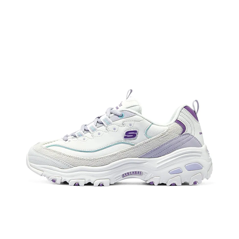 Skechers D'lites 1.0 Sneakers 'White Purple' Women's