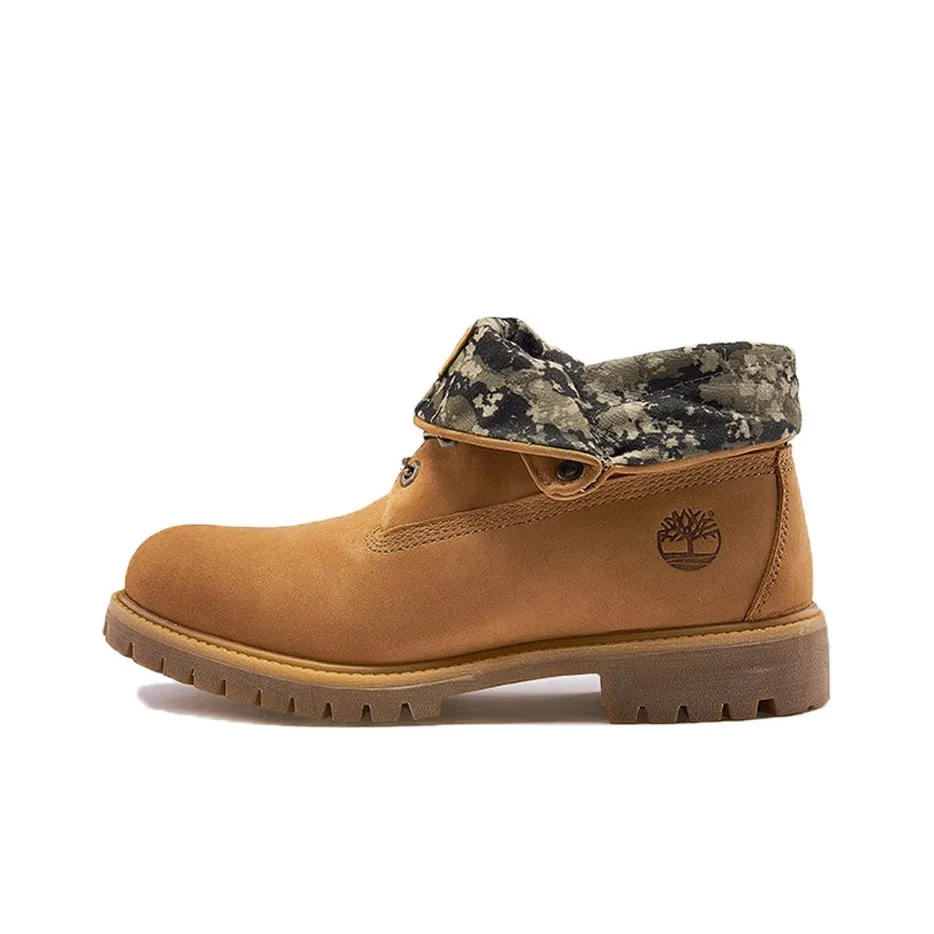 Timberland Roll Top Premium Boots Basic 'Wheat Olive Green Camouflage'