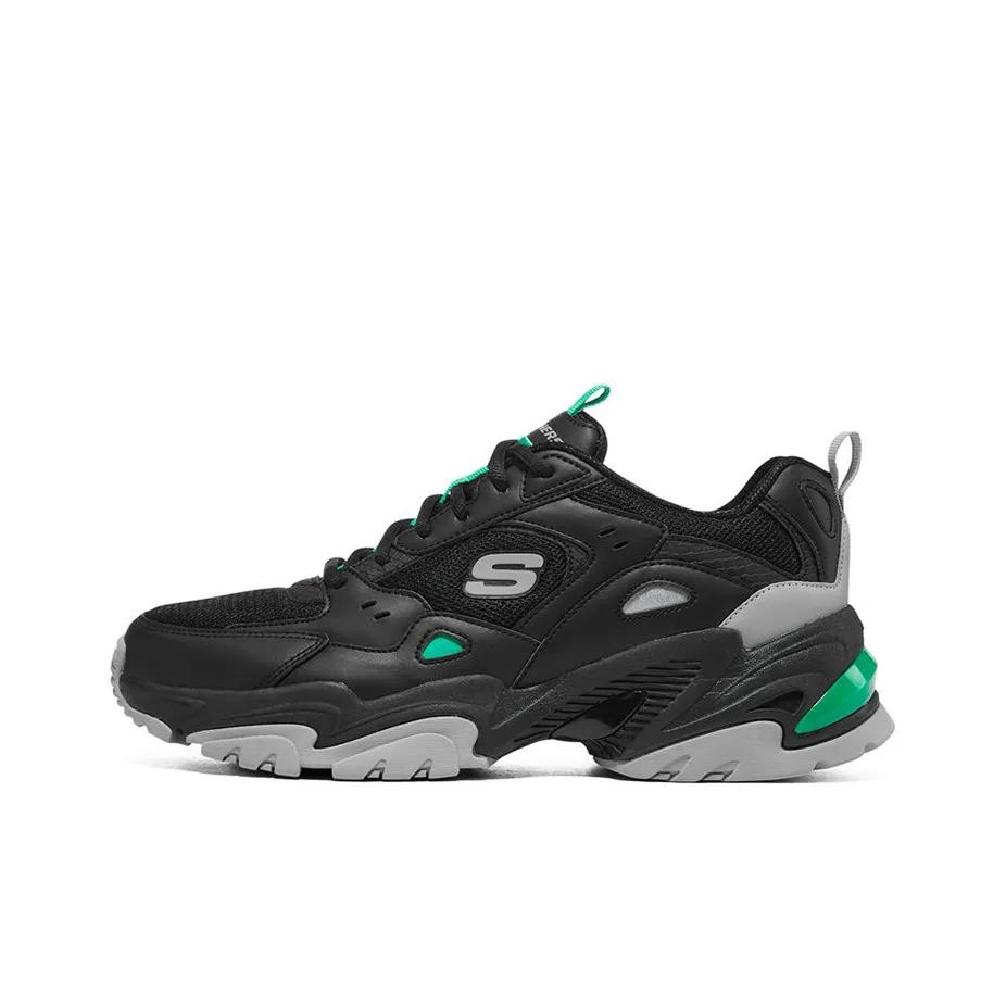 Skechers Stamina V2 'Black Charcoal Green'