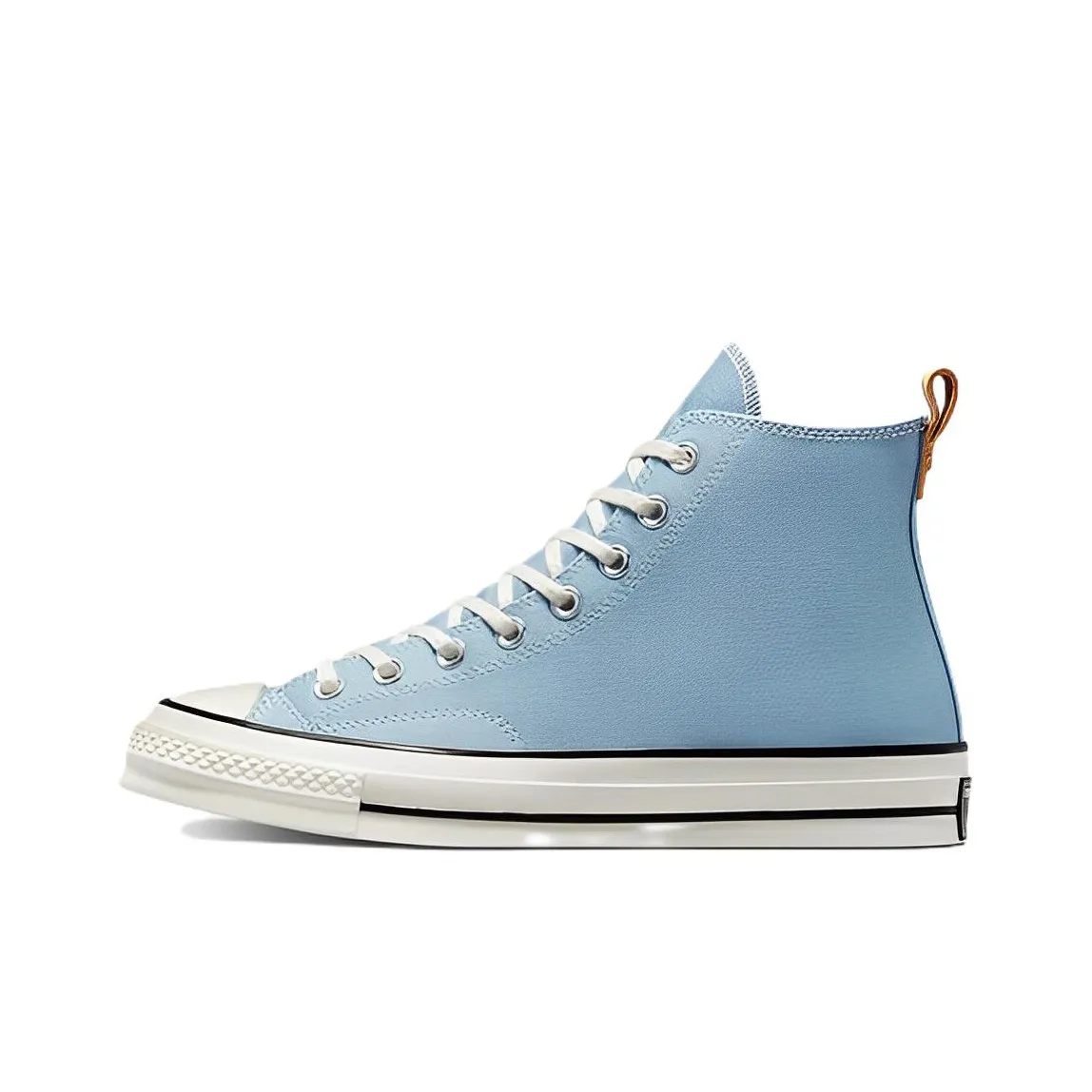 Converse Chuck 70 Denim Fashion High Top Canvas Shoes Unisex Blue White Orange Конверс Чак 70 Деним Мода Высокие Кеды Унисекс Синий Белый Оранжевый
