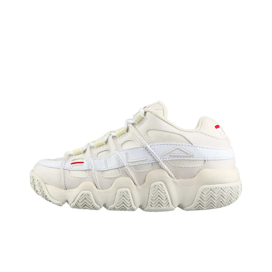 FILA Низкий топ кроссовки с толстой подошвой унисекс белый корейский стиль