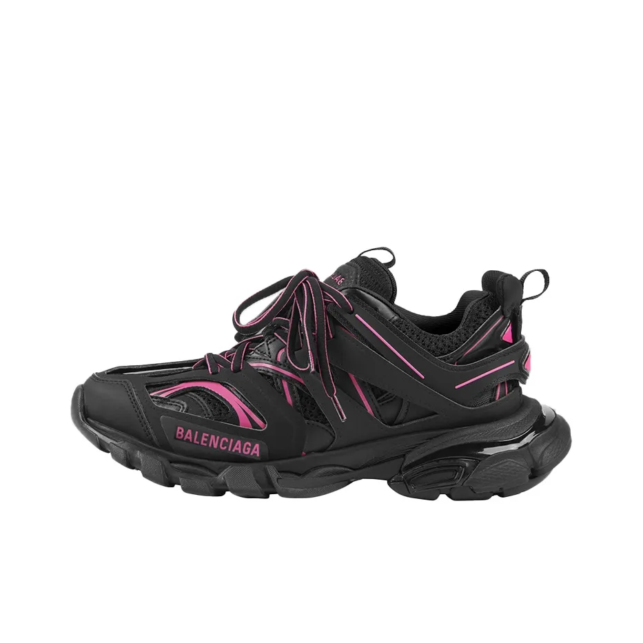 Balenciaga Track Sneaker 'Black Neon Pink' Women's