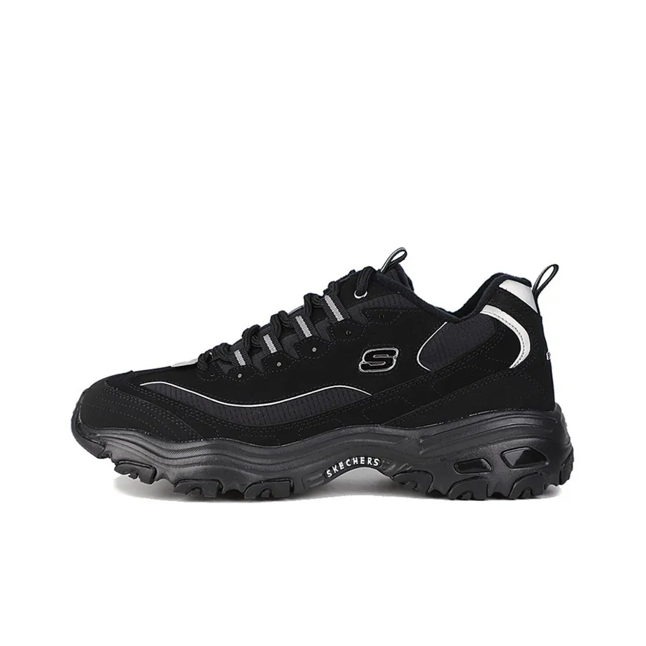Skechers D'Lites Low Top Running Shoes Black