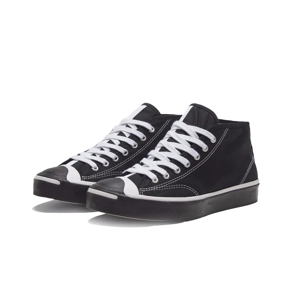 Converse Jack Purcell Mid 'White Black'
