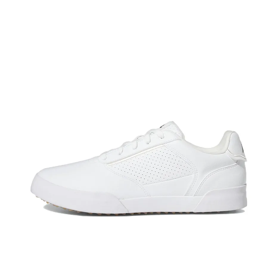 Adidas Retrocross Slip-resistant Abrasion-resistant Lightweight Low Golf Shoes White Адидас Retrocross Противоскользящий Устойчивый к истиранию Легкий Низкий Топ Гольф Обувь Белый