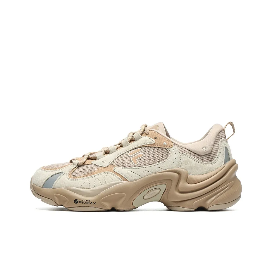 FILA FUSION Heritage Chunky Sneakers Men's Low Top Light Khaki/Oat