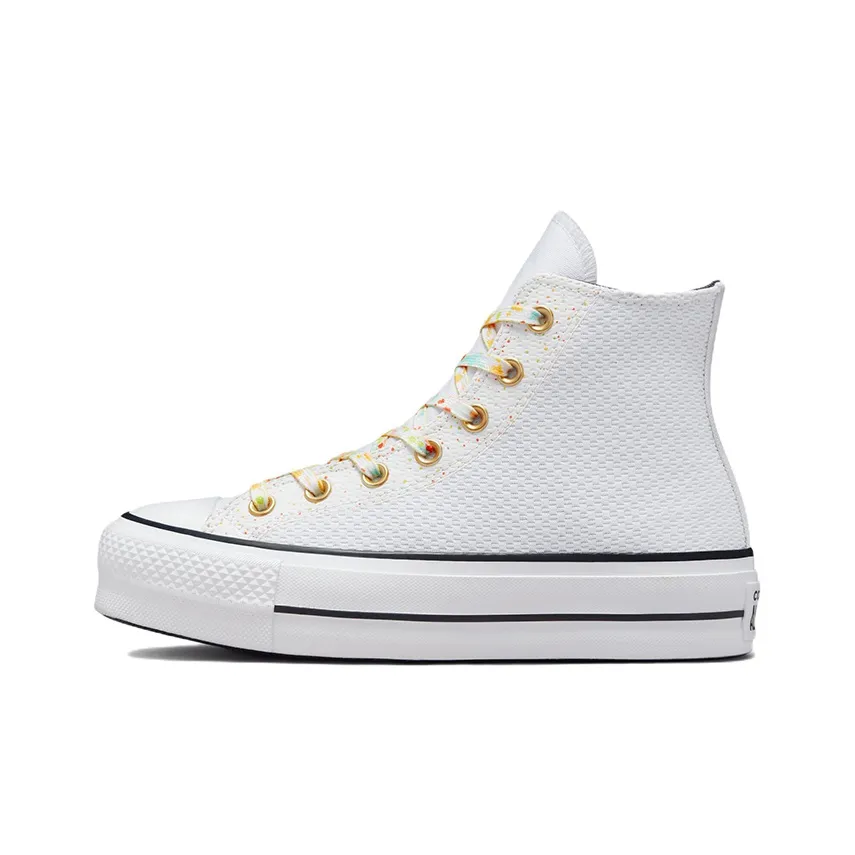 Converse Women's Chuck Taylor All Star Lift Platform High 'Paint Splatter White' Women's