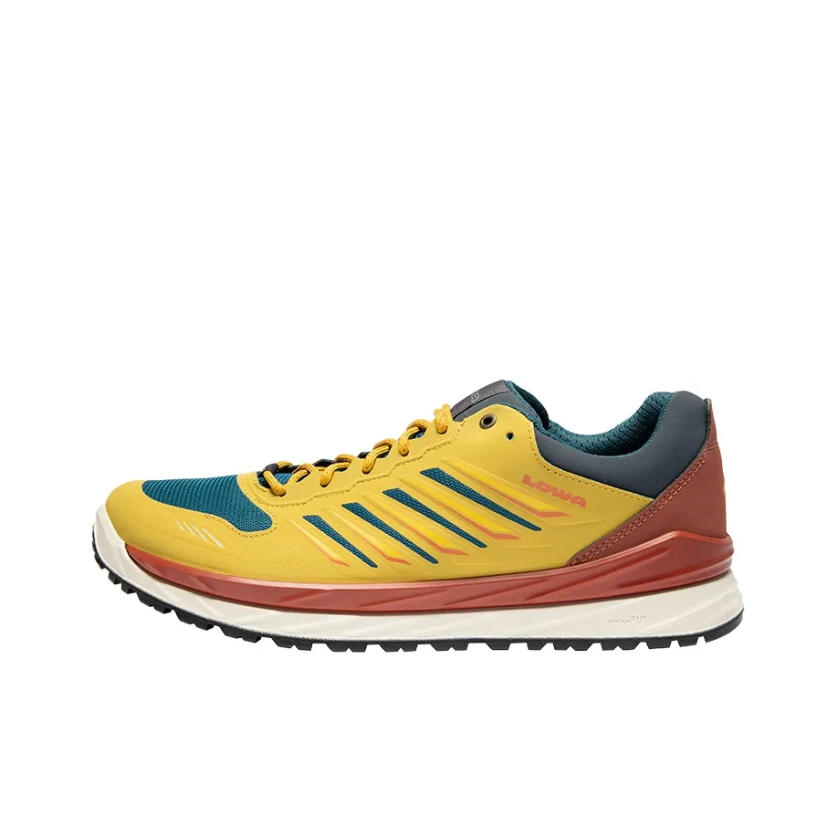 Lowa Axos Gt Low Top Outdoor Shoes Men's Yellow Red