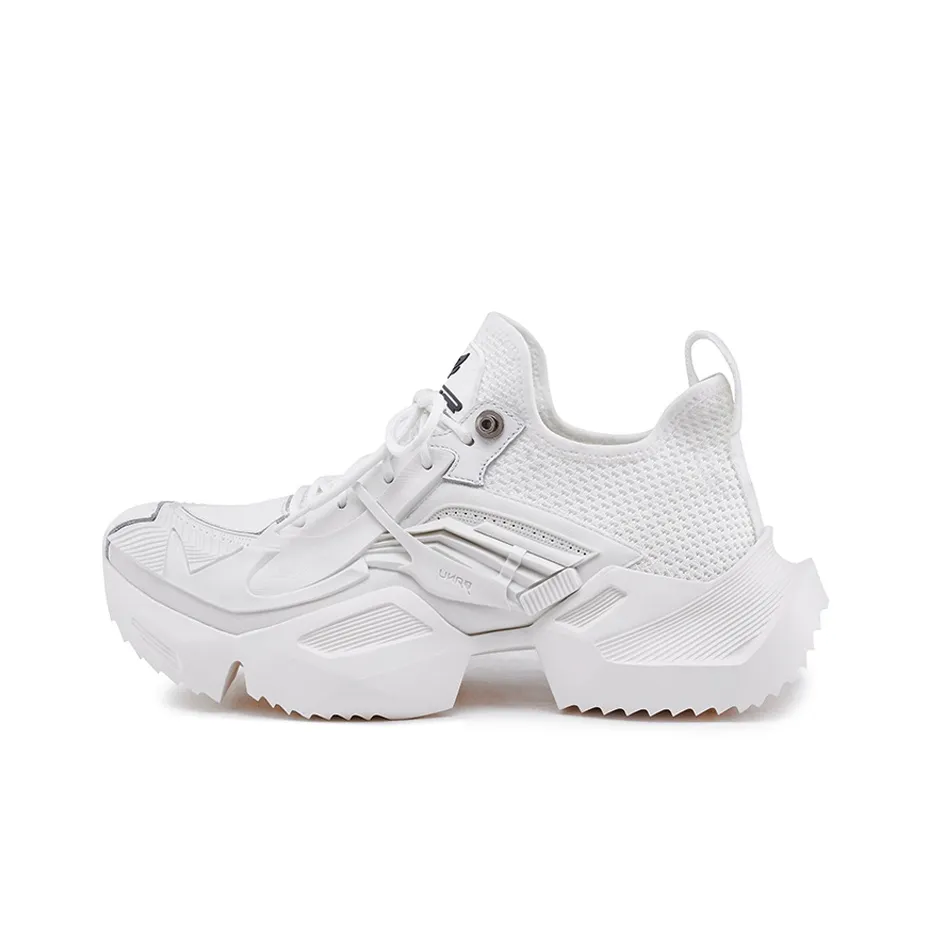 OGR Mecha Classic Chunky Sneakers Unisex Low Top Alpine White