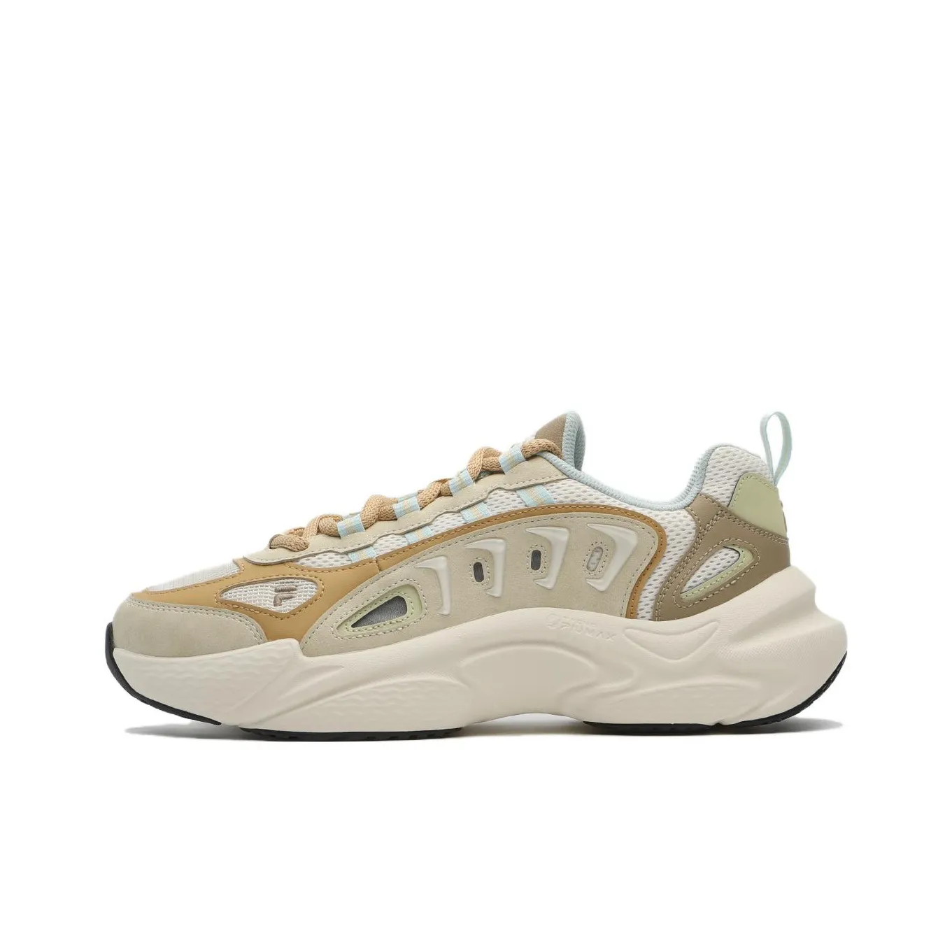 FILA FUSION SKY TRAIL DX Fishbone Head Low Top Chunky Sneakers Men's Yellow