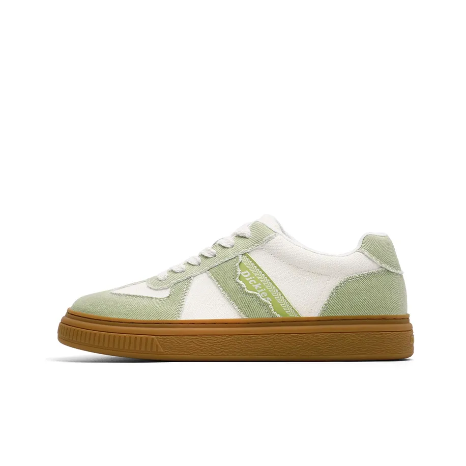 Dickies Low Top Canvas Shoes Women's White Green
