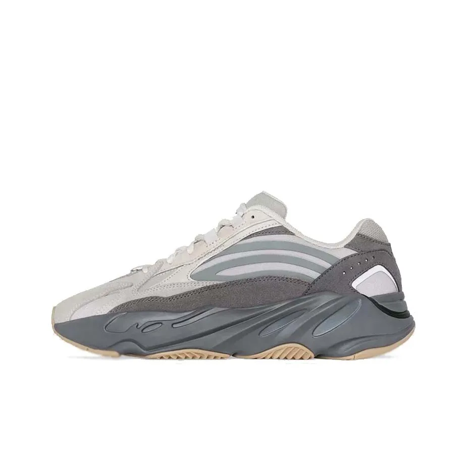 Adidas Originals Yeezy Boost 700 V2 Вулканы 'Tephra' Низкие Кроссовки с Толстой Подошвой Унисекс Коричневый Серый Выпуск 2019