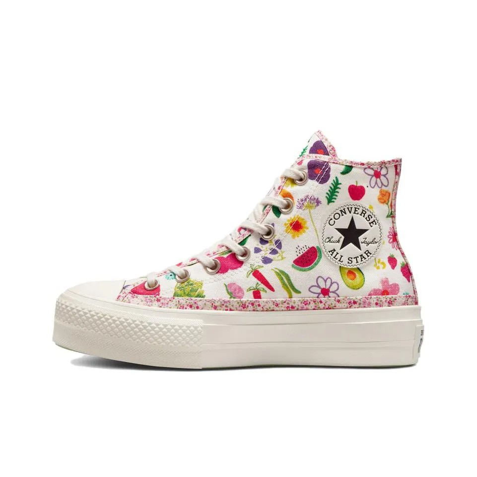 Converse Women's Chuck Taylor All Star Lift Platform High 'Fruits & Florals' Women's
