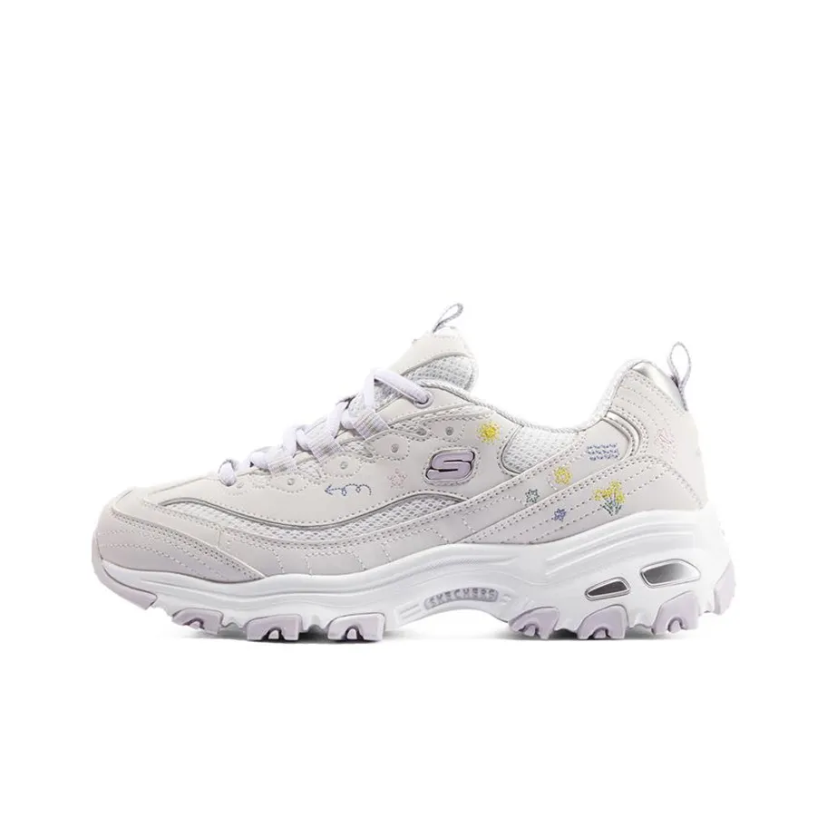 Skechers D'Lites 1.0 'Whtie' Women's