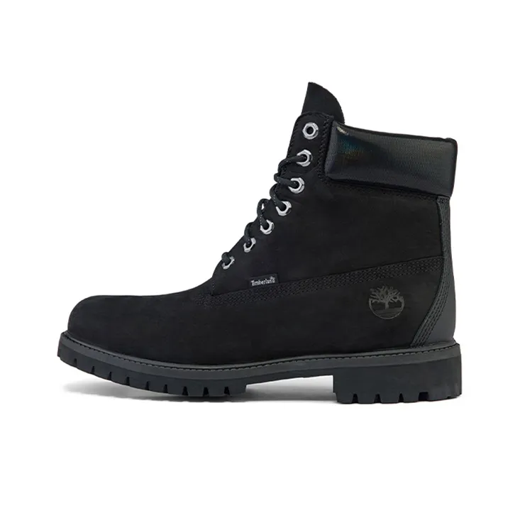 Timberland Premium 6 Inch Waterproof Wide Fit Boot 'Black Nubuck'