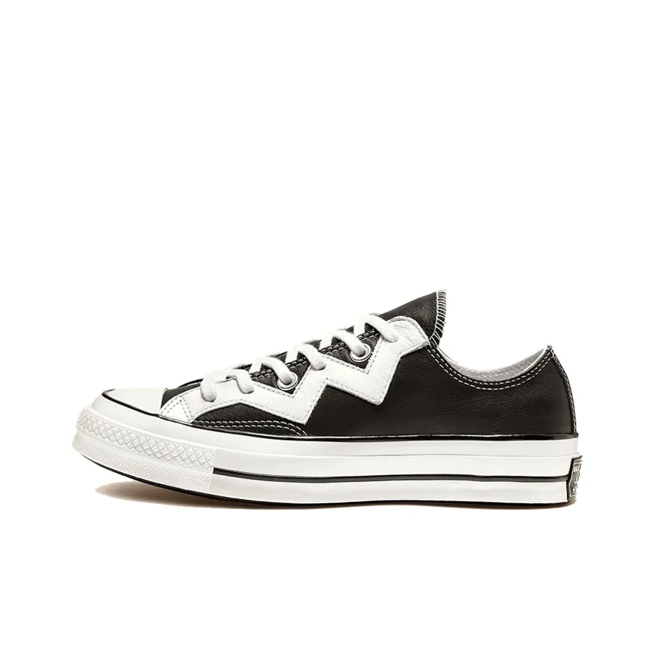 Converse Chuck 1970s Mission V Low Top White Jagged Stripe 'Black White' Women's