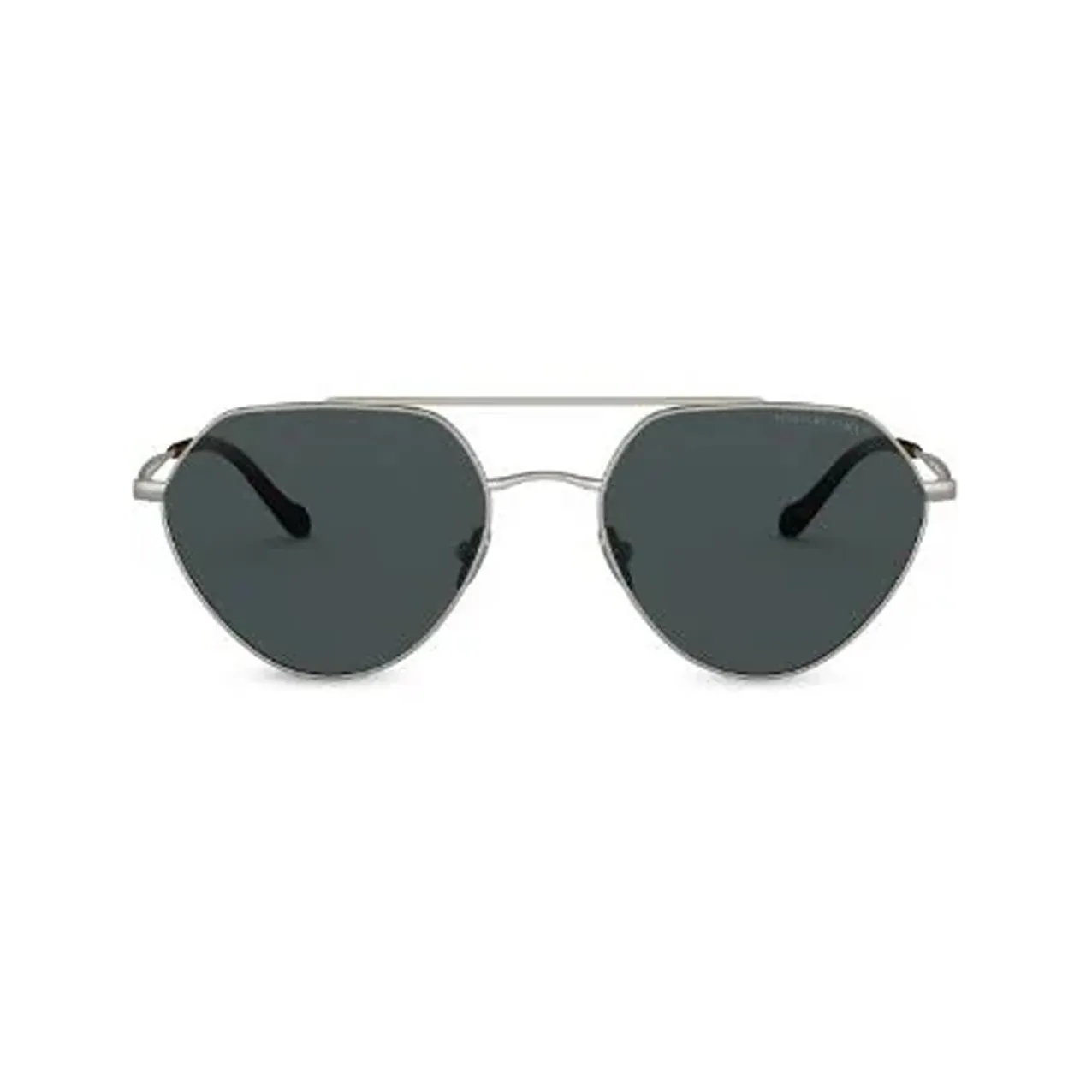 GIORGIO xm511 armani Metal Aviator Sunglasses Women's Silver