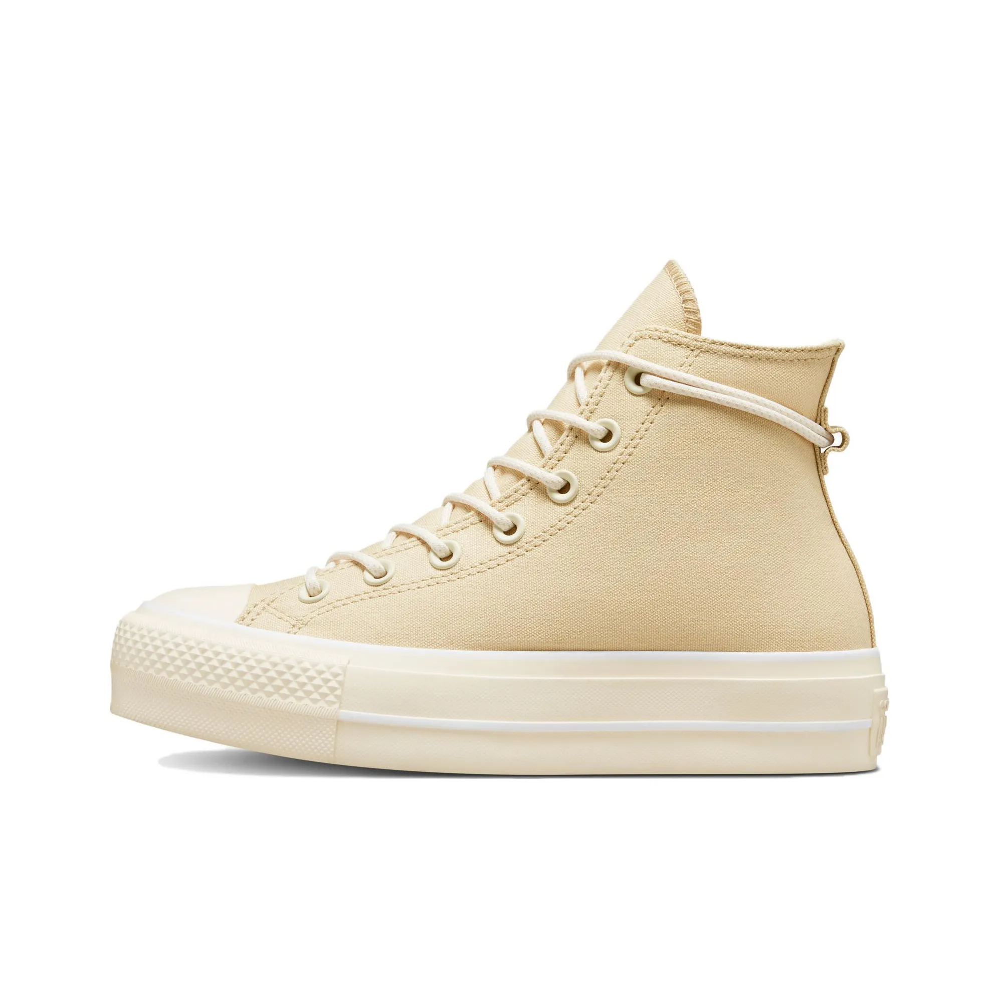 Converse Women's Chuck Taylor All Star Lift Platform Canvas High 'Oat Milk' Women's