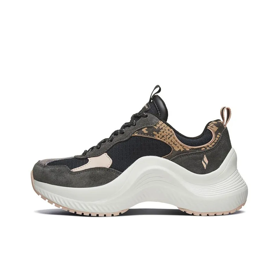 Skechers Sierra Low Top Chunky Sneakers Women's Black Brown
