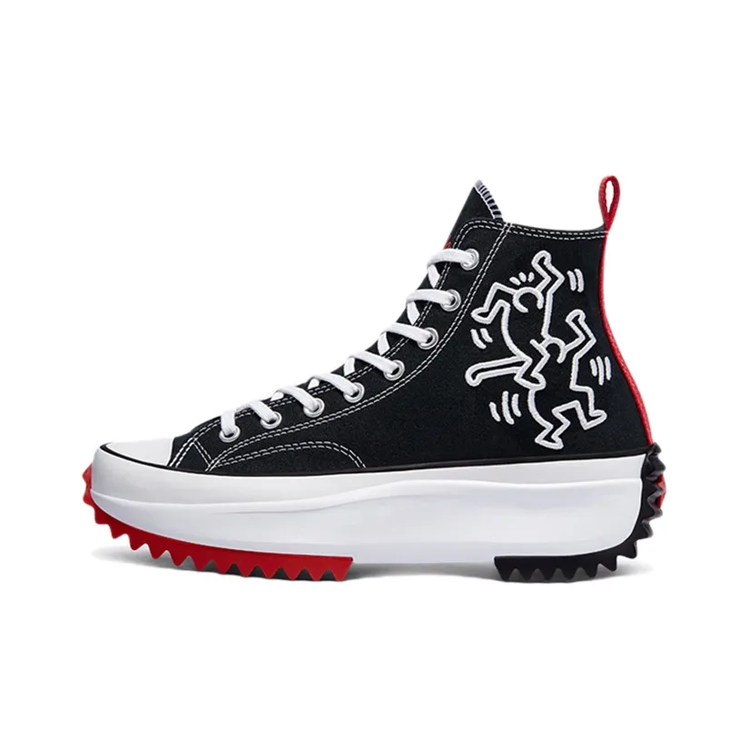 Converse Run Star Hike Hi Keith Haring Black