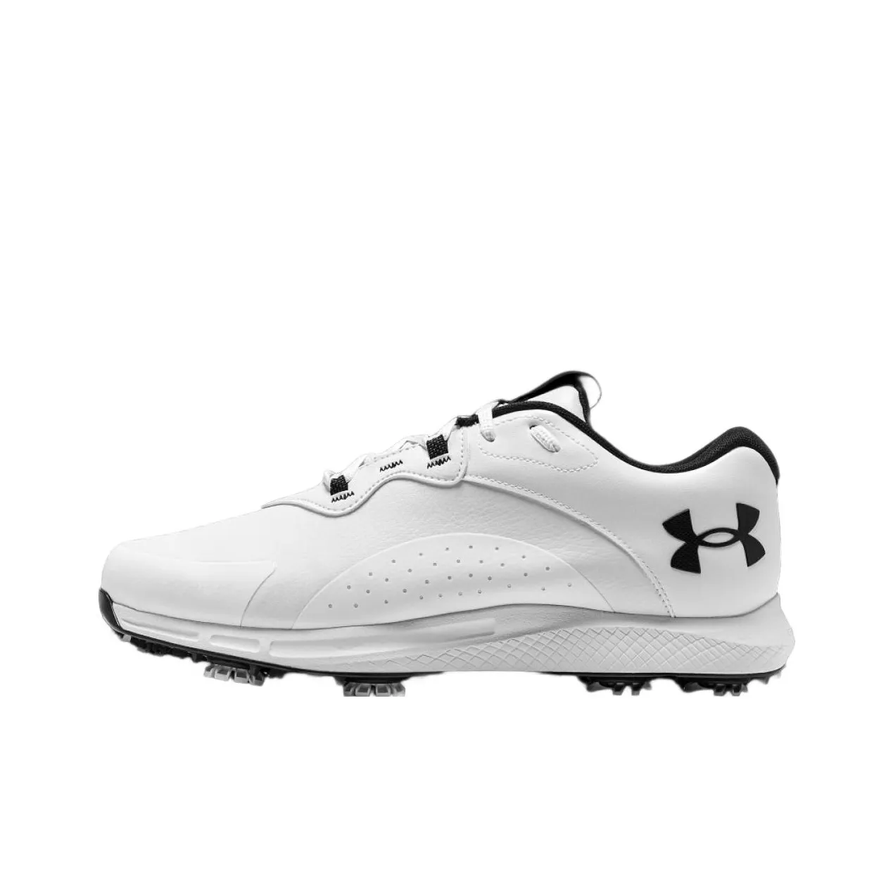 Under Armour Charged Draw 2 Golf Wide 'White Black'