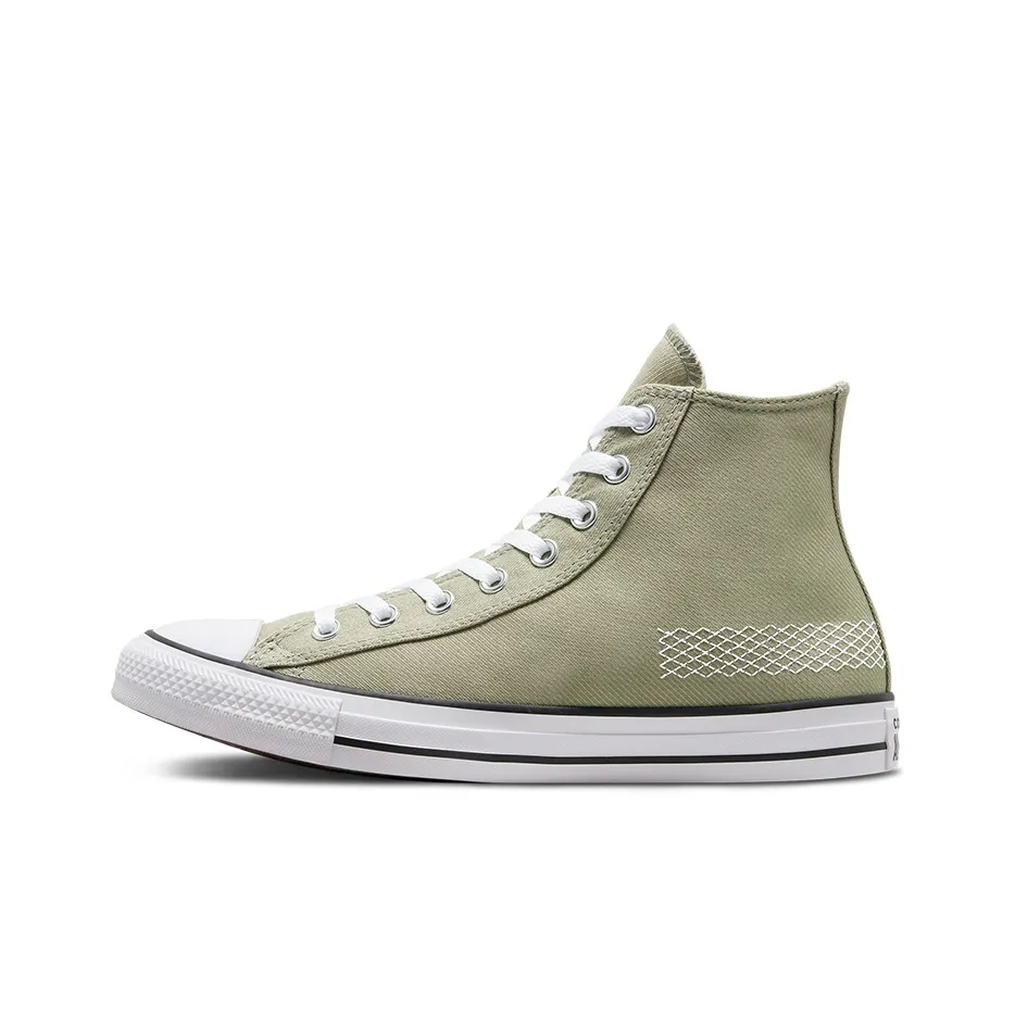 Converse Chuck Taylor All Star Износостойкие Высокие Кеды Унисекс Оливково-зеленый