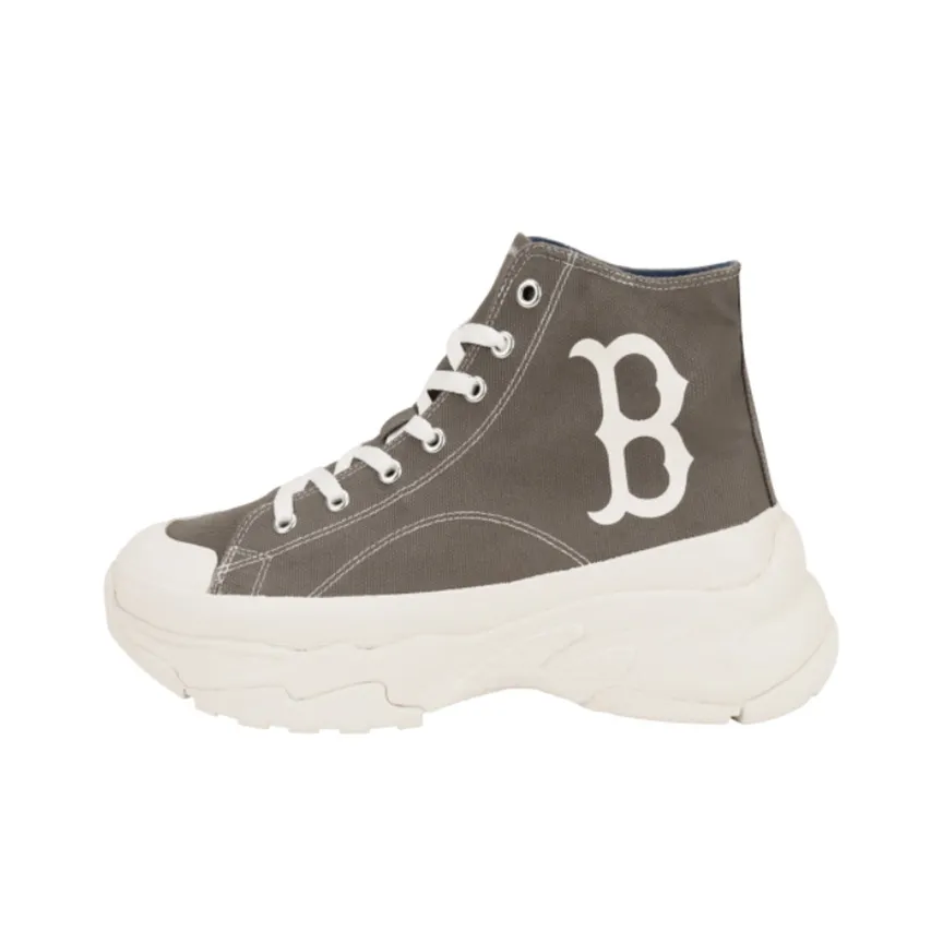 MLB Chunky High Canvas Shoes Unisex High Top Heather Gray