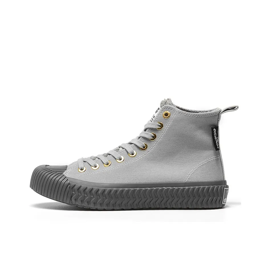 Excelsior Canvas Shoes Unisex High Top Classic Gray