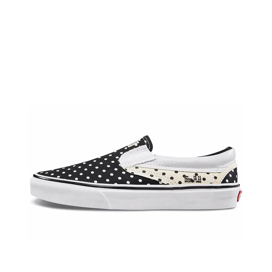 Vans Classic Slip On 'Black White Sail' Women's