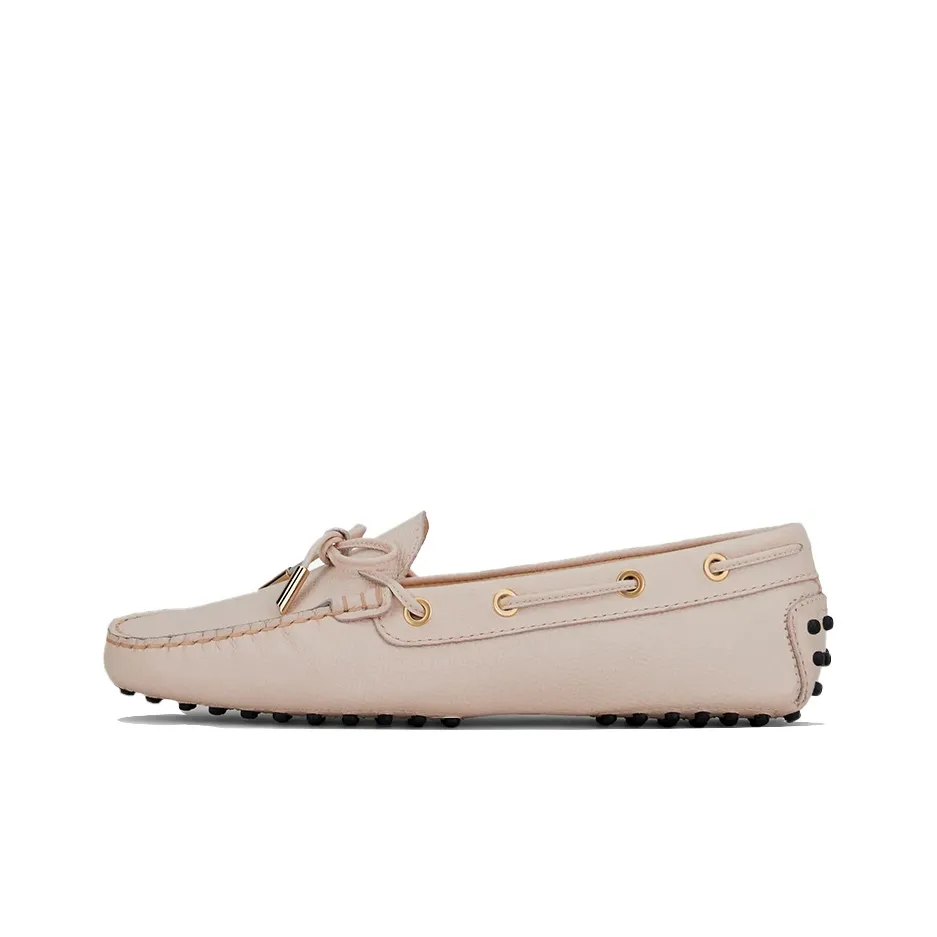 TOD'S Bow-detail Leather Loafers