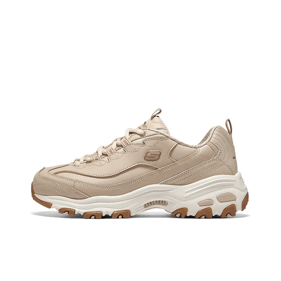 Skechers D'Lites Low Top Chunky Sneakers Women's Brown