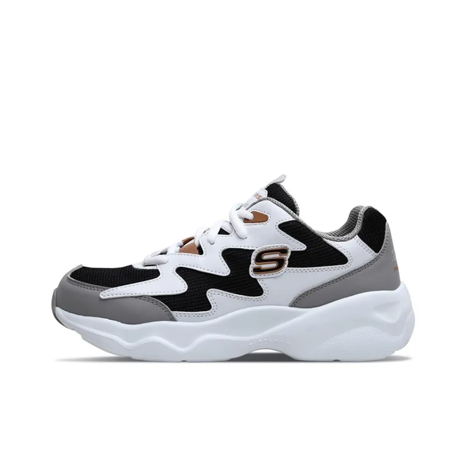 Skechers D'lites Airy 'Black White Grey' Women's