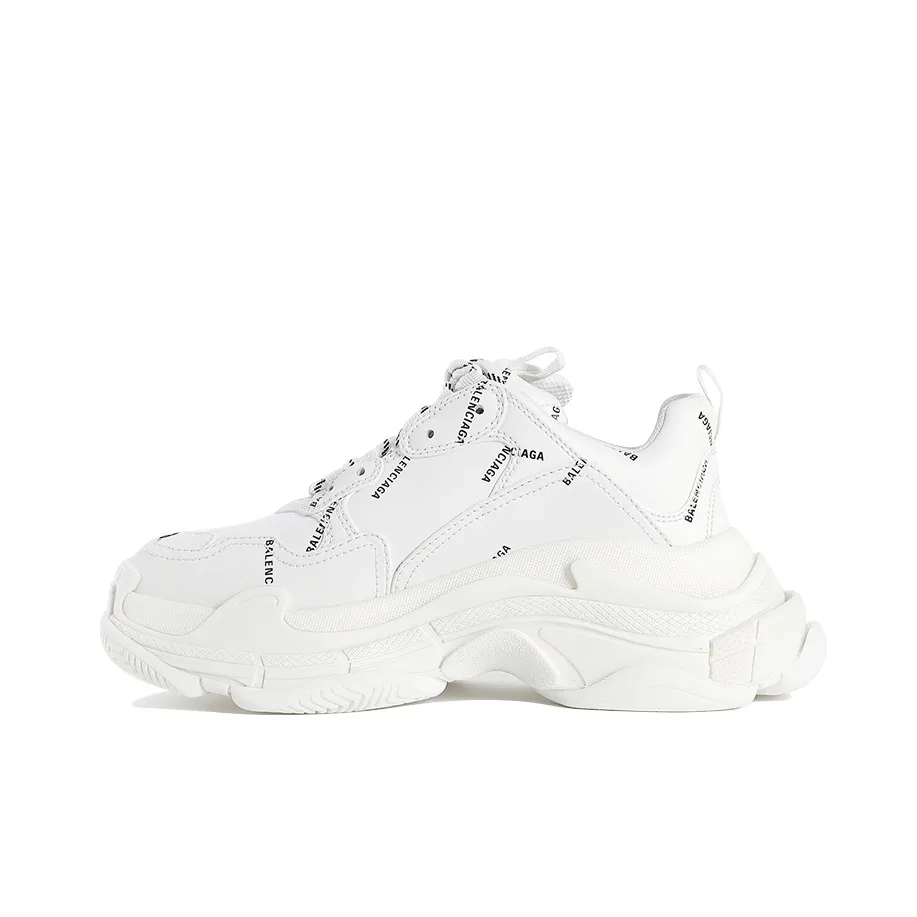 Balenciaga Triple S Sneaker 'All Over Logo White' Women's