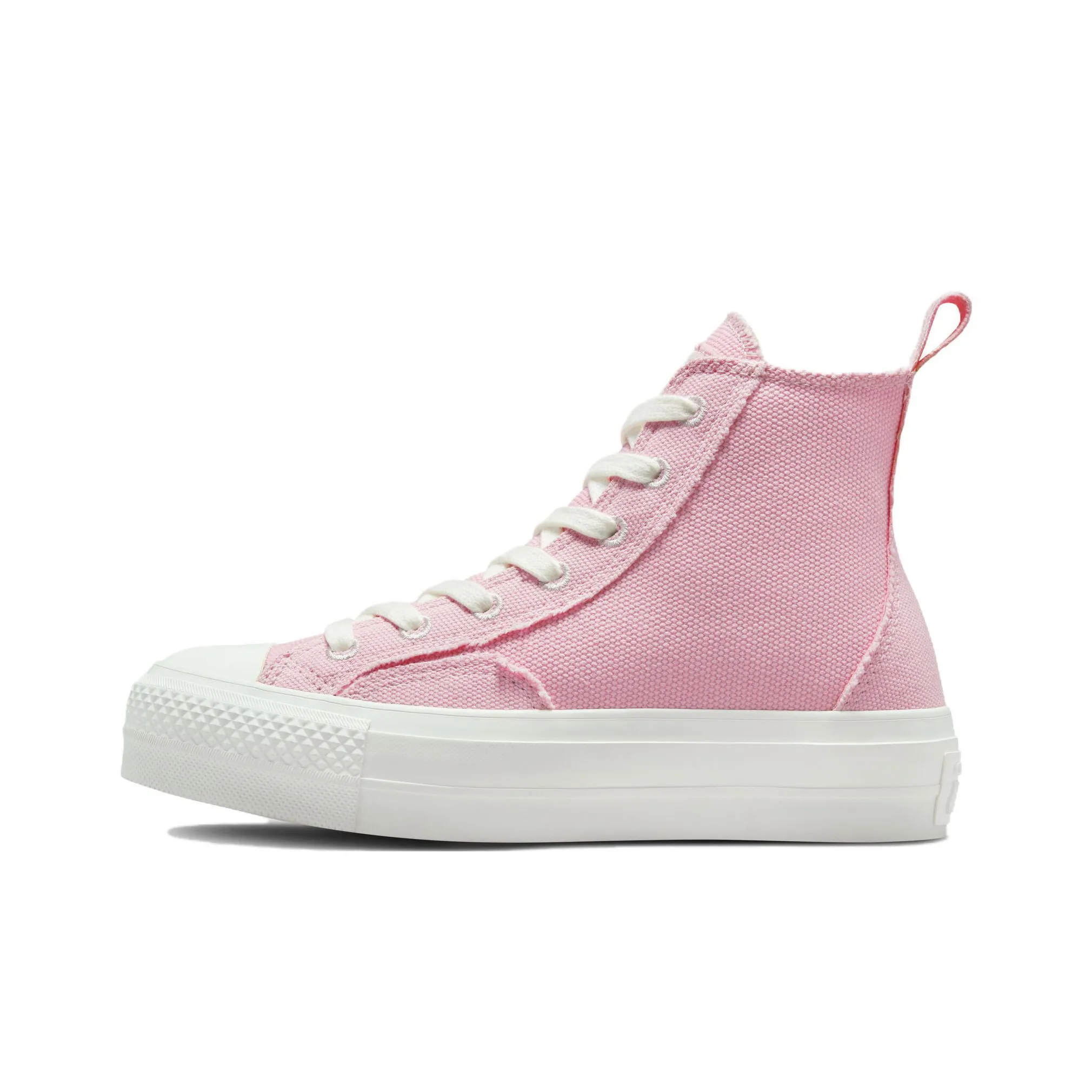 Converse Women's Chuck Taylor All Star Lift Platform High 'Oversized Patch Sunrise Pink' Women's